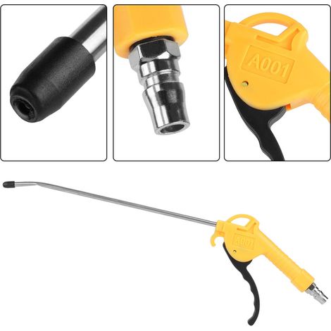 Pistolet à Soufflage Pneumatique en Alliage d'Aluminium pour Nettoyage de Poussière (1/5)