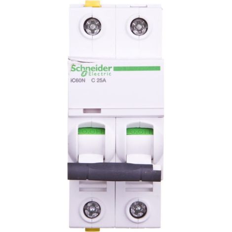 Disyuntor 2P C 25A 6kA CA iC60NC252 A9F04225