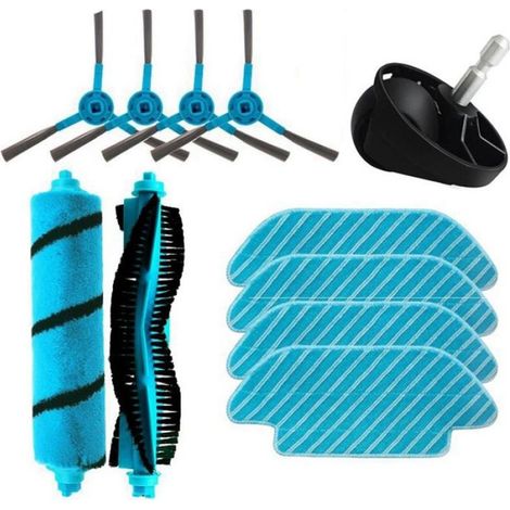Pour Cecotec Conga 4090 5090 6090 Accessoires PièCes de Rechange Aspirateur Kit de Remplacement Brosse LatéRale Vadrouille Chiffon (1/4)