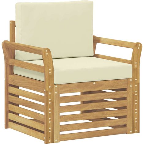 Ensemble de canapés d'extérieur Polyester Blanc vidaXL