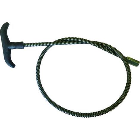 Asta Per Scovoli Filetto 12Ma Ferro Molla-Flexi H.Cm. 100