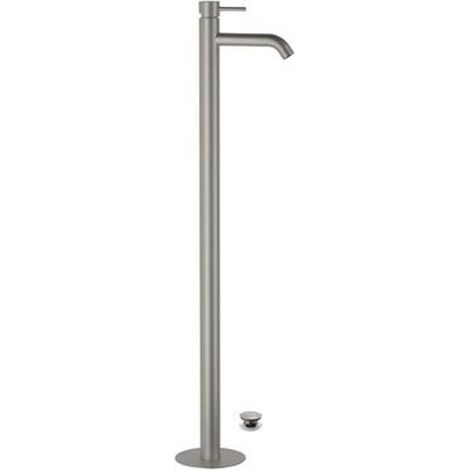 Miscelatore lavabo da pavimento in acciaio inox - Serie X Style Inox (1/3)
