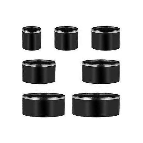 Ensemble de 7 emporte-pièces ronds pour cuir, comprenant des emporte-pièces creux de 20 à 50 mm.