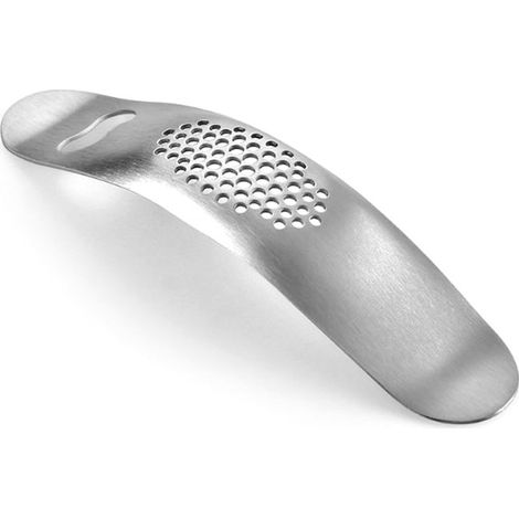 Presse-ail, hachoir en acier inoxydable, outil de cuisine, presse-ail manuel Arc, ouvre-bouteille 2 en 1 (1/5)