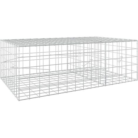 vidaXL Gabion with 3.5 mm Wire and 10x10 cm Mesh 150x100x50 cm (1/5)