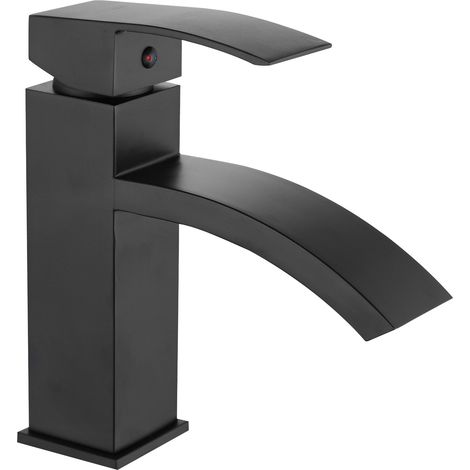 Mexen Libra grifo de lavabo, negro - 745100-70 (1/2)