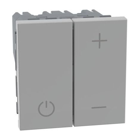 Dimmer a pulsante per lampade con ballast uscita MatixGo Bticino JG4410 silver