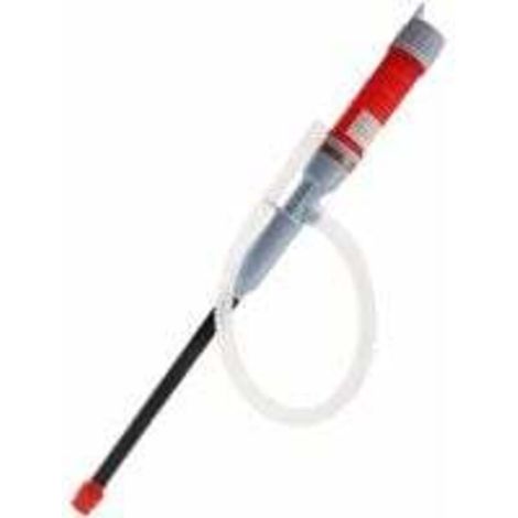Rouge Electrique Pompe à Siphon de Transfert Batterie Liquide l'eau Pompe à Piles Tuyau de Siphon Essence Gaz Carburant Pompe Main Aspiration (1/4)