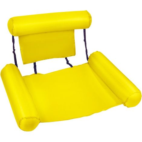 chaise longue gonflable pour piscine, matelas gonflable flottant, transat aquatique