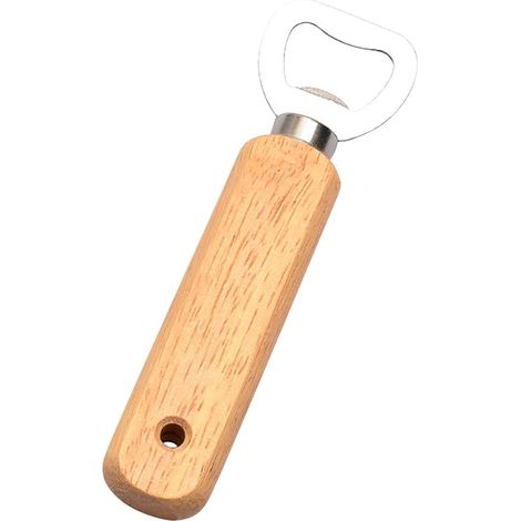 Ouvre-bouteilles - Manche En Bois - Lame En Acier Inoxydable - Pour Bière - 1 Pièce (1/5)