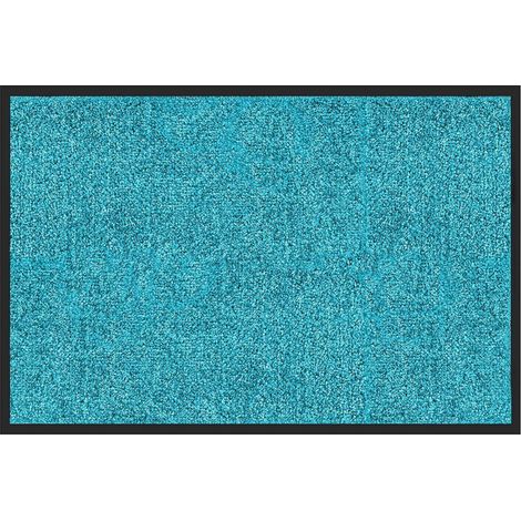 Tapis de Porte Paillasson d'entrée Rhine Turquoise 135 x 200 cm