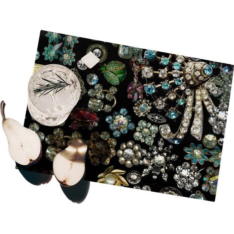 Set de 2 manteles individuales elegantes lavables para desayuno Gioielli