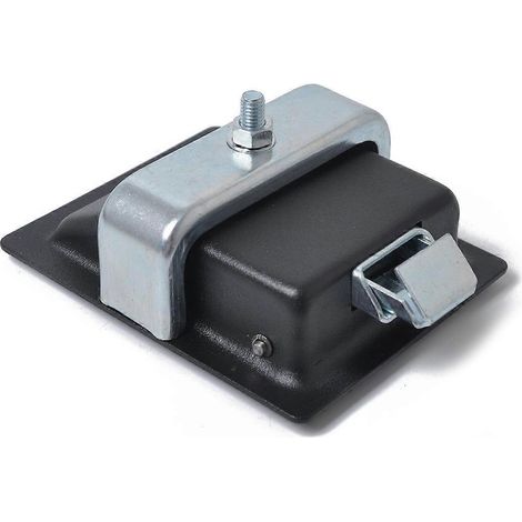 Lot de 2 verrous antivol à palette pour coffre à outils de remorque, avec poignée de porte - FFY (1/4)