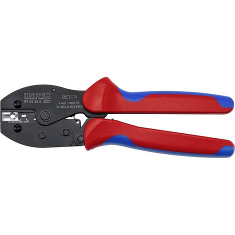 Knipex 97 52 42 6 Pince à sertir pour connecterus solaires, pour raccord photovoltaïque (1/4)
