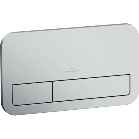 Villeroy & Boch - Betätigungsplatte E200, Chrom matt 92249069ROZ3 (1/5)