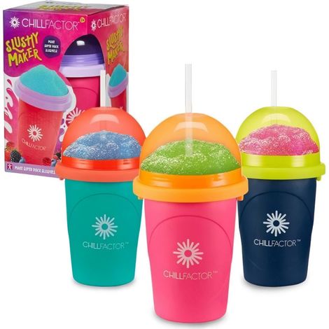 Mug à granité Chillfactor - Bandai - Couleur aléatoire : bleu, rose ou vert - Livré avec une paille (1/3)