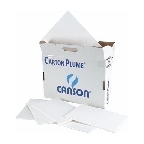 CARTON PLUMA CANSON BLANCO  5 mm 100x140