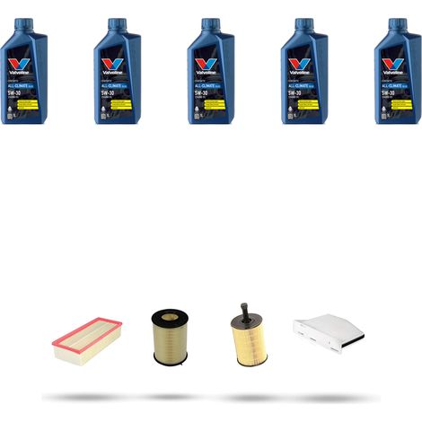 Kit tagliando 4 FILTRI e 5L OLIO compatibile con Vw New Beetle / Cabrio (5C) 2.0 TDI 103kw Dal 2012 (1/5)