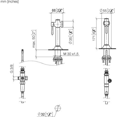 DORNBRACHT 27718809-42 Ensemble douchette de rinçage VAIA 27718809 (1/2)