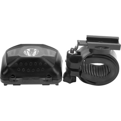 Support vélo double fonction Feu avant Arrière Étanche Extérieur pour Conduite Nocturne Noir (1/5)