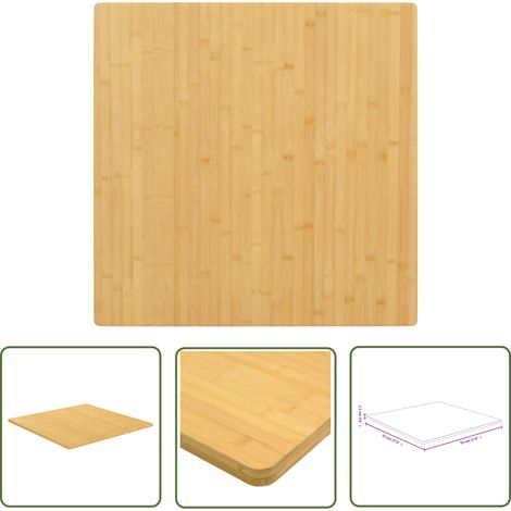 Furniture Limited - Dessus de table 70x70x1,5 cm bambou (1/4)