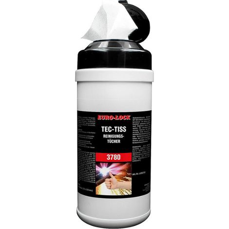 Lingettes de nettoyage universelles EURO-LOCK TEC-TISS LOS 3780, 100 lingettes/boîte