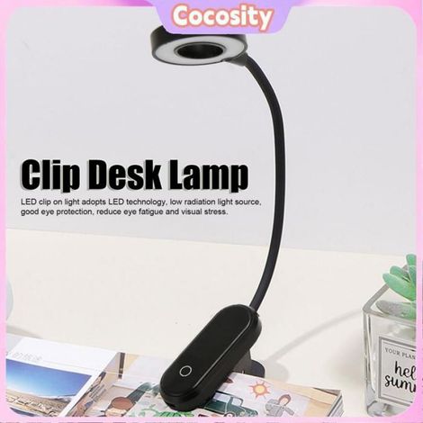 Cocosity Lampe de bureau à pince Lampe de Bureau LED à Commande Tactile, Col de Cygne Flexible à Clipser à 360 Degrés deco lampe (1/4)