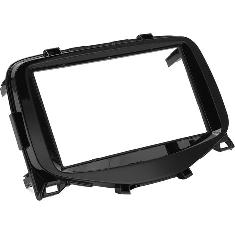 2DIN-Radioadapter-Kit für Toyota Aygo (2014–2015), Mittelkonsole, Armaturenbrettverkleidung, Ersatzteil, Montagerahmen, Schwarz (1/5)