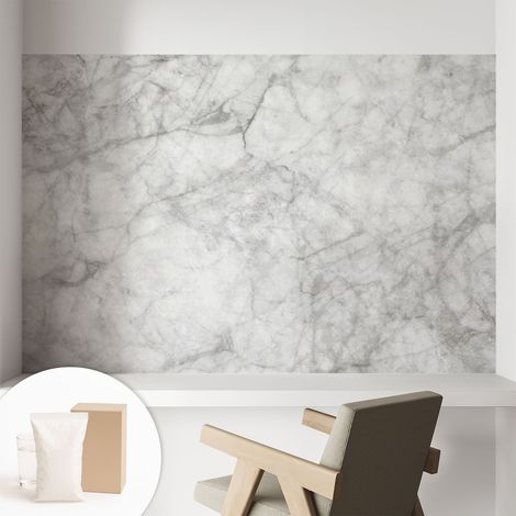 Carta Da Parati Non Tessuto - Con Colla Gratuita - Con Motivi Moderni - Design Elegante Per Pareti Eleganza del marmo 104x70 cm (1/5)