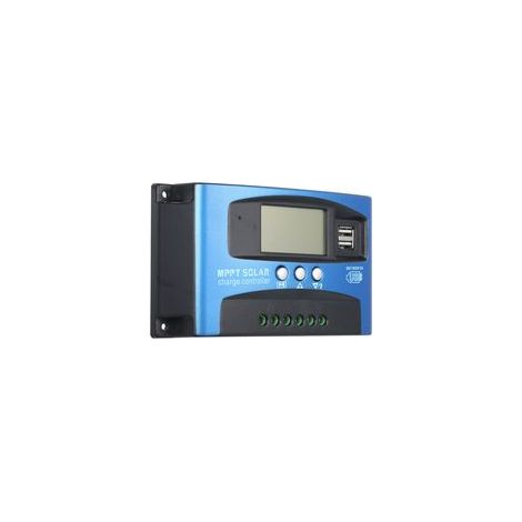 Chargeur de batterie de contrôleur solaire MPPT 12V/24V, 30A