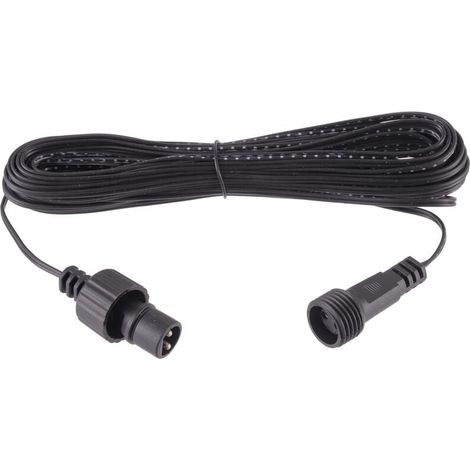 Weihnachtslicht-Verlängerungskabel, 2-poliges Lichterketten-Verlängerungskabel, wasserdichtes IP44-Verlängerungskabel für Kugellicht, Eiszapfenlicht, Innen- und Außenlicht (10 m)