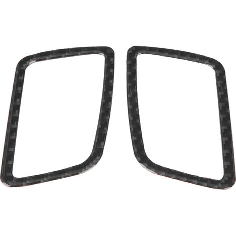 2 pièces garniture de tableau de bord en fibre de carbone, couvre-ventilation à coller, compatible Honda CR-V 2016-2019 (1/5)