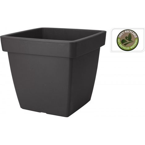GreenGarden® Pflanzkübel Pflanztopf Blumentopf 39 x 39cm Höhe 35cm anthrazit"-"179091941