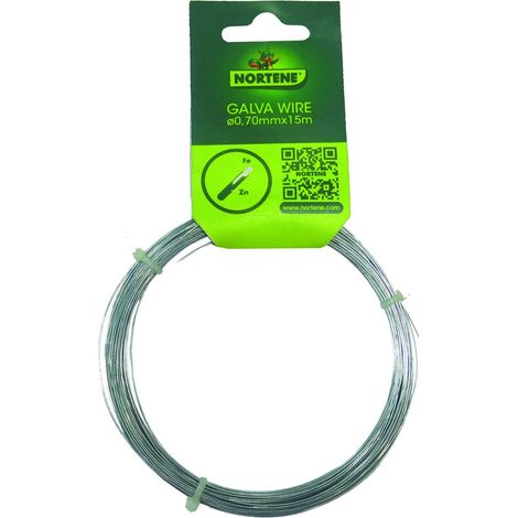 ALAMBRE GALVANIZADO GALVA WIRE NORTENE 1.8MM X 15 M