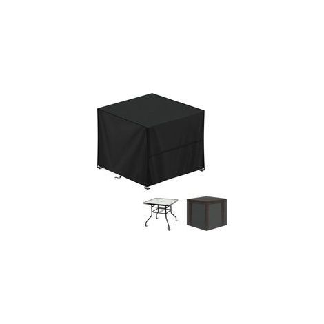 Housse Table de Jardin, 90x90x90cm Bâche Salon de Jardin Carré Housse Protection Salon de Jardin Imperméable Bache Table de Jardin, Anti-UV, 420D Oxford Housse Table Exterieur (1/5)
