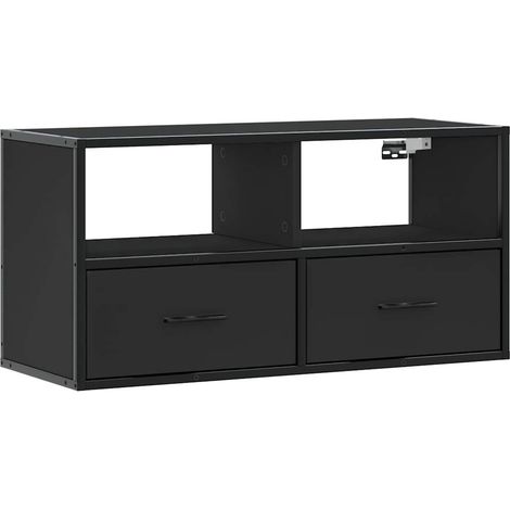 Maison Exclusive - TV-Schrank Schwarz 80x31x39,5 cm Holzwerkstoff