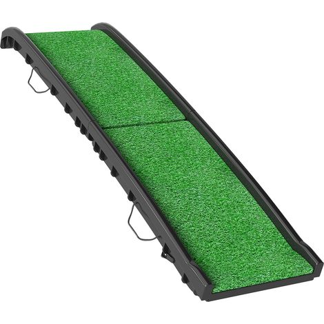 Rampa plegable para mascotas para coches, 155 cm, superficie antideslizante. (1/5)