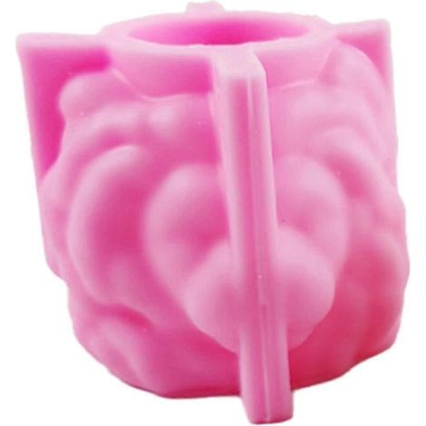 Moule en silicone 3D pour bougie lion, tête de lion, résine, décoration intérieure, béton, plâtre, ciment JN (1/5)