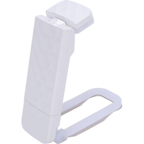 Lampe Livre LED Rechargeable Multifonction 3 Modes 5 Niveaux Luminosité Pince Lecture Marque-Page 500mAh USB Blanc (1/5)