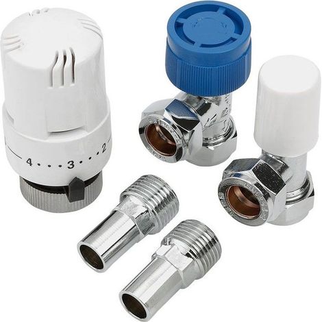 Robinets de Radiateur d'angle thermostatique (1/2)