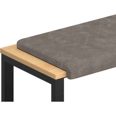 Cuscino per panchina Similpelle Grigio Profondità 35 cm vidaXL (1/5)
