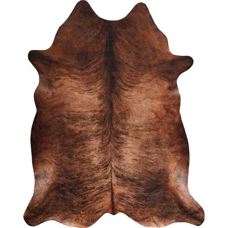 Carpet Artificial Cowhide, Cow G5067-3 Brown Leather brown 155x195 cm