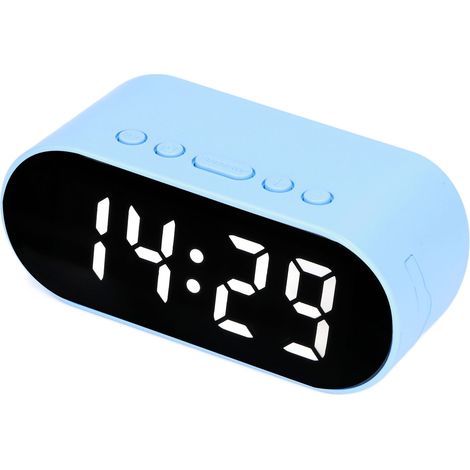 Réveil numérique LED avec affichage de température, horloge de bureau simple, câble USB inclus, pour chambre ou bureau, cadeau décoratif (1/5)
