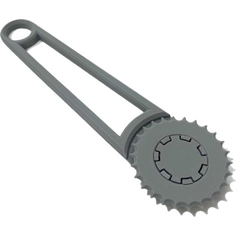 Perforatrice rotative pour emballages en carton violette (1/5)