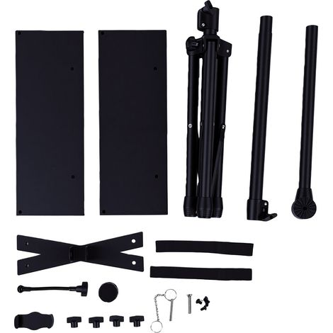 Support de projecteur trépied réglable pour ordinateur portable, idéal pour le bureau, la maison, la scène, le studio DJ, etc. (1/5)