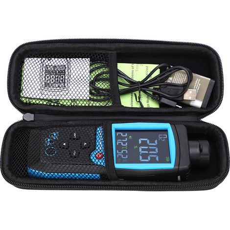 Détecteur portable de concentration d'oxygène AT8100, capteur intelligent 0-25%, moniteur numérique à main, testeur de niveau O2, appareil de mesure précis pour usage domestique et professionnel. (1/5)