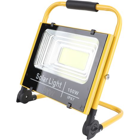 Lampe de travail LED 100 W 20 000 lm 6 000 K IP67 étanche, rechargeable et portable (prise UE) (1/5)