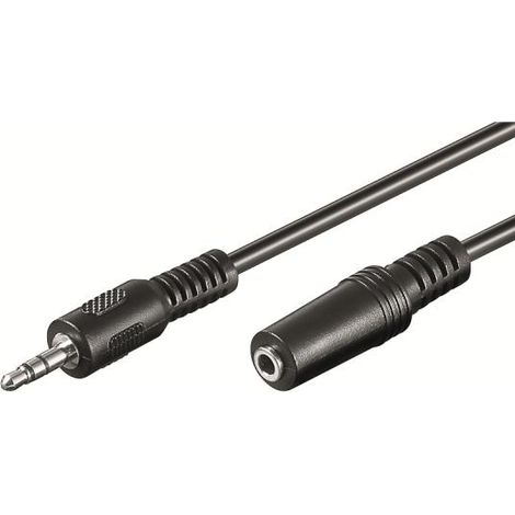 Cavo audio - EWENT - EW-220200-030-N-P - 3,5mm - 3 m - Nero
