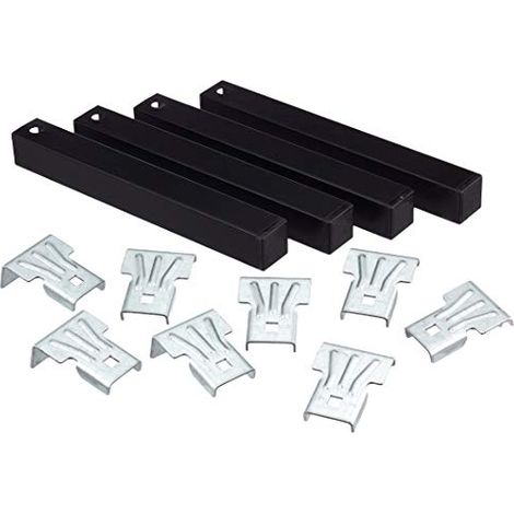 F.C. patas somier 250x30 mm cuadrada , Juego de 4 patas para somier 39001Tubo cuadrado de 30x30mmAlto 250mmBase antideslizante sin ruedas.