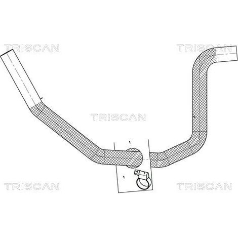 Tuyau hydraulique, direction TRISCAN 8516 11006 BMW 32 41 1 093 130